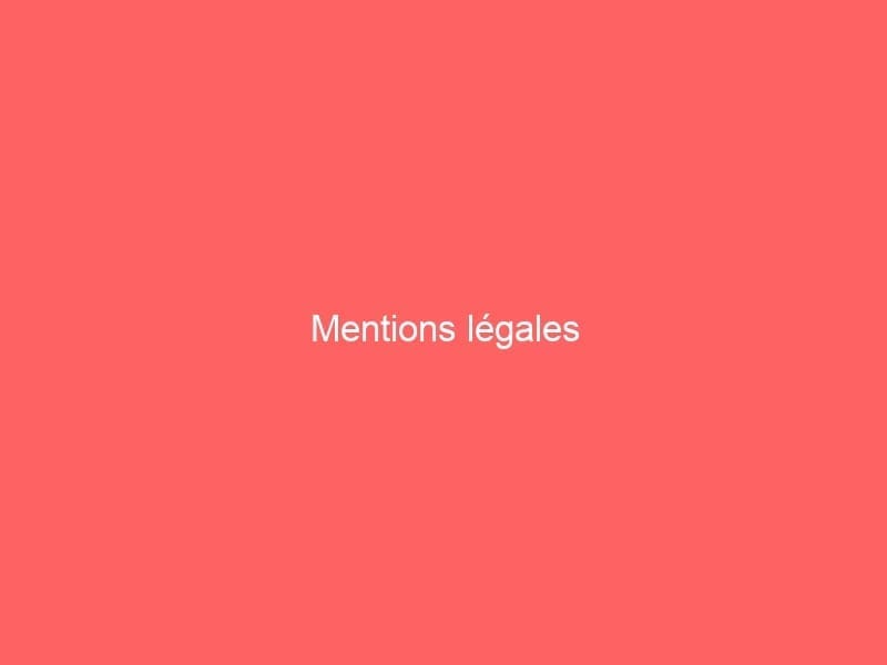Mentions légales